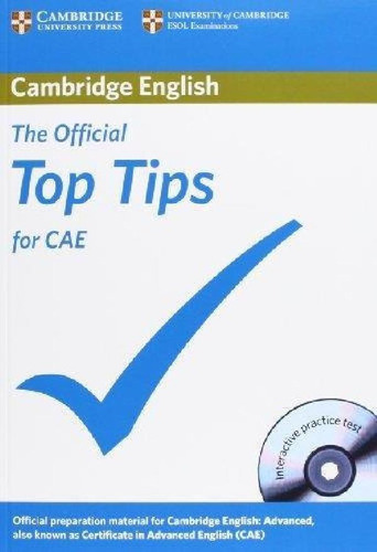 Libro - The Official Top Tips For Cae +  - Cambridge Englis