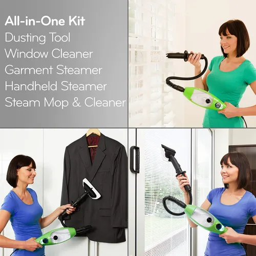 H2o Mop X5 - Limpiador De Vapor De Mano Multiusos 5 En 1 Par