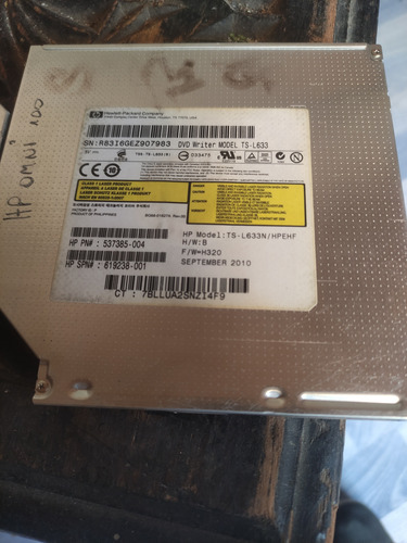 3 Lectoras De Dvd Laptop Sin Funcionar. Para Desarme Y Rtos Plateado (Usado)