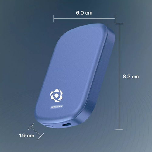 Power Bank Inalámbrico Magsafe 10,000 Mah, Ultra Portátil Color Azul