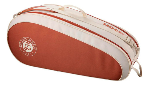 Bolso Raquetero Wilson Roland Garros Team 6pk 2025 Tyttennis Ladrillo
