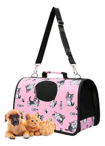 Mochila Bolsa Transportadora Mascota Perro Gato Portatil