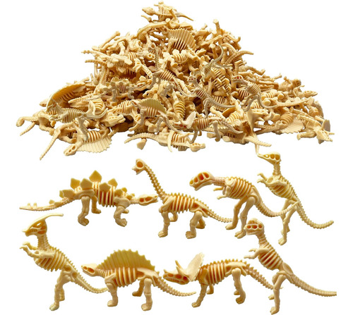 110 Piezas De Dinosaurio Esqueleto Fósil Figuras Surtidas