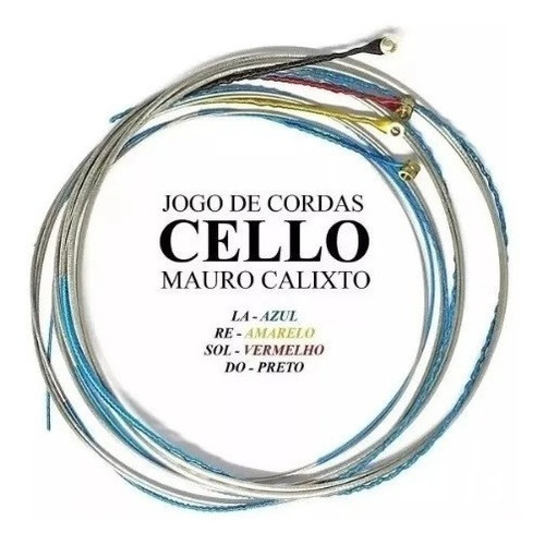 Encordoamento Jogo Cordas Violoncelo Mauro Calixto 