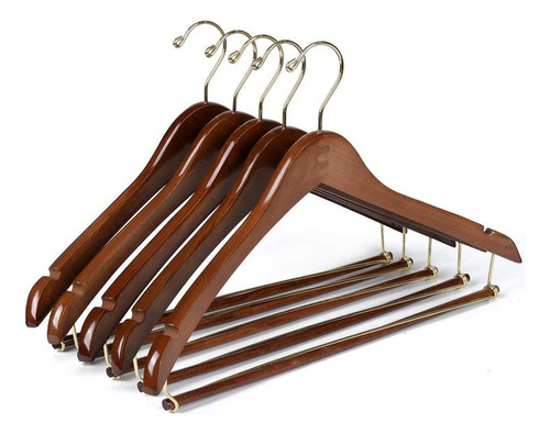 10 Perchas De Madera Curvadas Quality Hangers Hermosas Perch