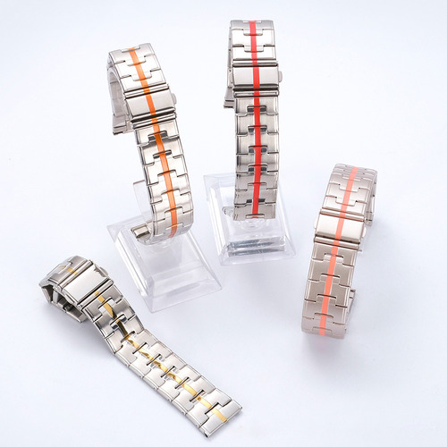 Correa De Acero Inoxidable For Apple Watch Pulsera De Meta