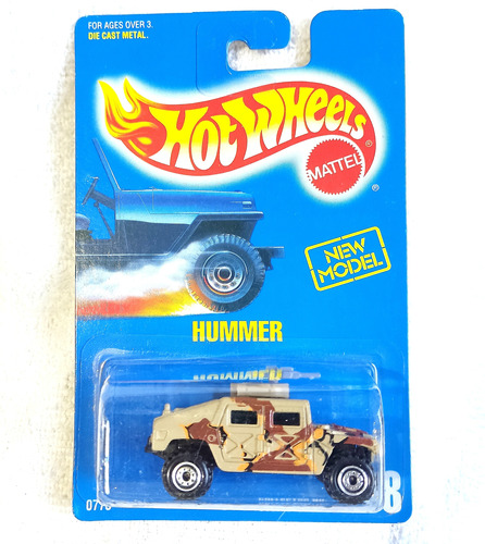 Hummer H1 Militar, Hot Wheels, 1991, Malaysia, A82