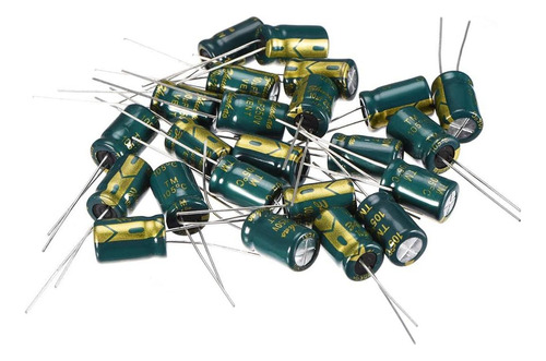 Condensador Electrolítico Radial De Aluminio Uxcell 20pcs 8