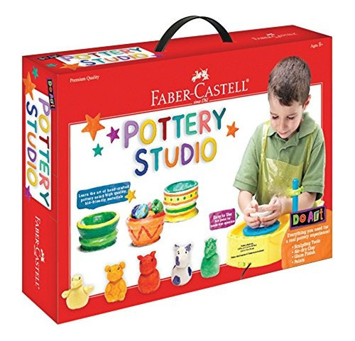 Faber-castell Do Art Pottery Studio, Juego De Ruedas De Cerá