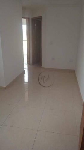Imagem 2 de 22 de Cobertura Com 2 Dormitórios Para Alugar, 110 M² Por R$ 1.800,00/mês - Vila Lucinda - Santo André/sp - Co0853