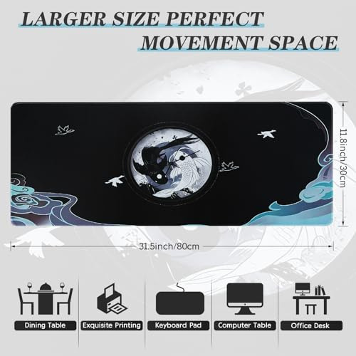Alfombrilla De Mouse Grande Para Juegos, Lavable