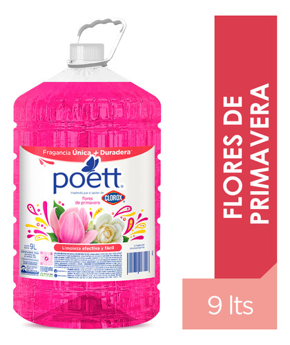 Limpiador Aromatizante Poett® Flores de primavera 9 lts