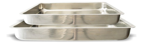 Asadera De Aluminio Alta 6.7lt 40x28x6cm. Aluminio Arary