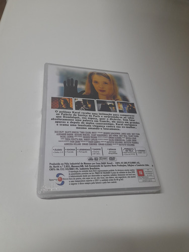 Dvd A Igualdade É Branca, Julie Delpy (Usado)