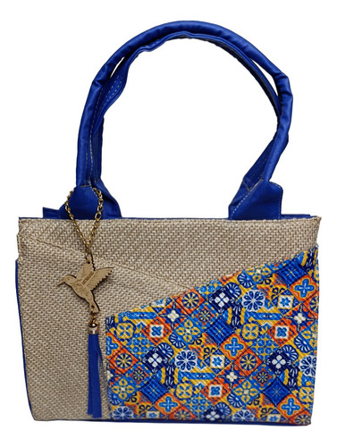 Bolso De Hombro Mujer Cassaba Elena-98 Yute Vegano