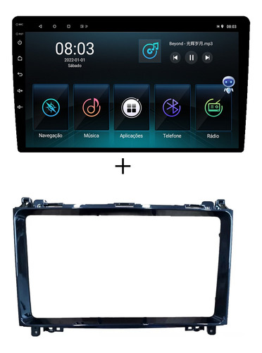 Multimidia Mercedes Sprinter 9p Android Carplay 2/32gb Voz