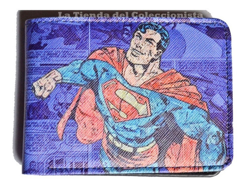 Superman Billetera Estilo Retro Dc Comics