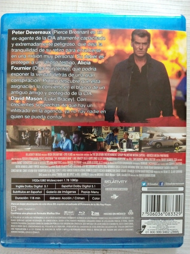Blu-ray El Aprendiz Pierce Brosnan (Usado)