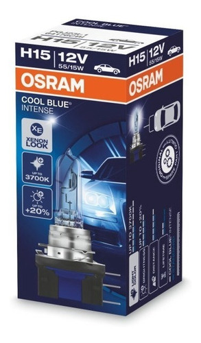 Lamparas  H15 55/15w Alemanas Osram Cool Blue Intense X1