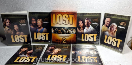 Lost 2 Da Temp Dvd Original Impecables 7 Dvds Boxset Envíos