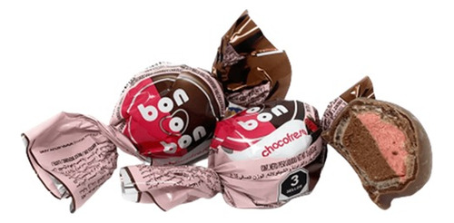 Bon O Bon Chocolate Con Relleno Sabor Choco Fresa 18pz 15g