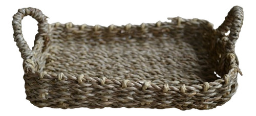 Canasta Recipiente Fibra Natural Seagrass 20x15 Cm