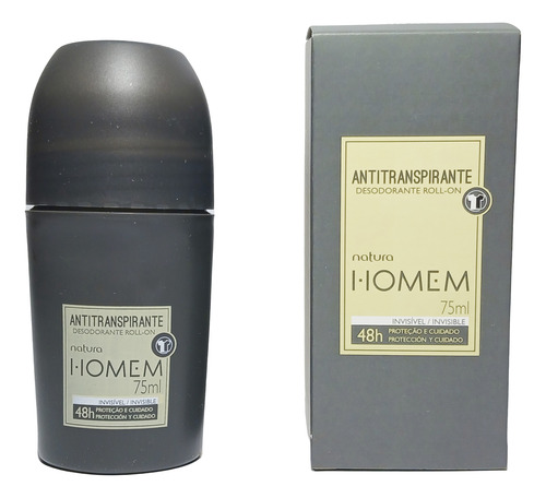 Natura Homem Shampoo Cor.agio 125 Ml + Desodorante Roll On
