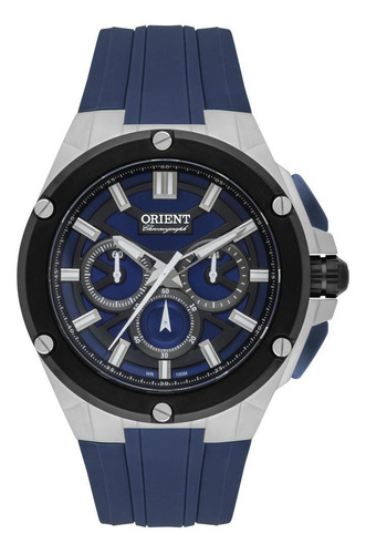 Relógio Orient Masculino Mbspc045 D1dx Cronógrafo 4,5cm