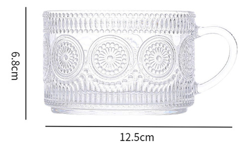 Juego De Tazas De Café De Flores De 4 Piezas, Tazas De Té