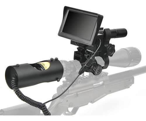 Kit Visao Noturna Com Infravermelho Caça Tela Lcd 250m
