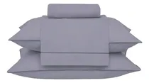Comprar Jogo Cama King 180 Fios Buddemeyer Percalle Cinza Chumbo