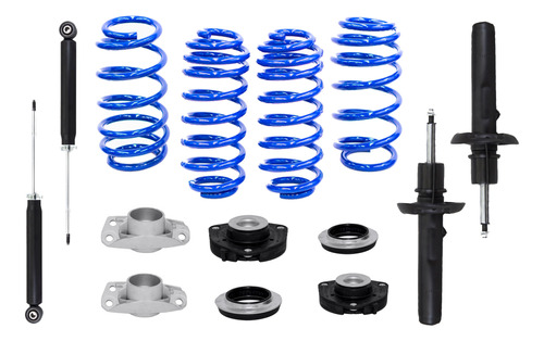 Kit Resorte, Amortiguador Y Base Vw Golf Mk5 2006-2007 12 Pz