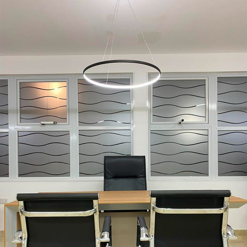 Colgante Led Aro 70 Cm Diseño Moderno Hogar Deco