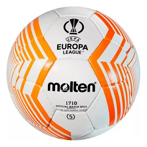 Pelota de fútbol Molten F5U1710 F5U1710 nº 5 color naranja claro