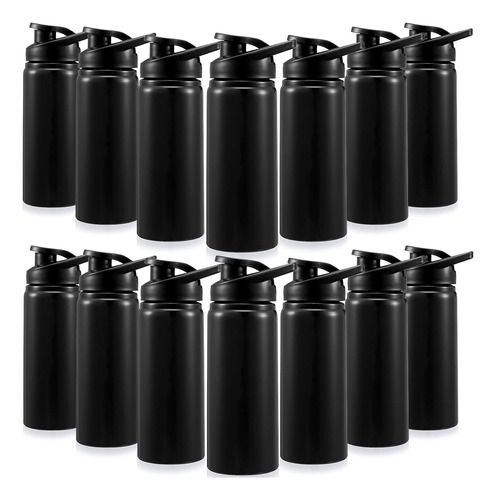 14 Piezas De Botellas De Agua De Aluminio De 17 Oz Bici...