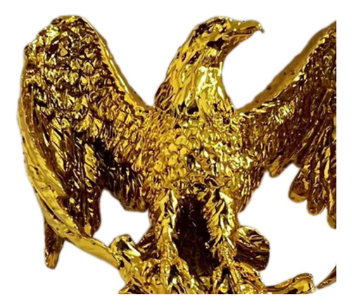 Estatuilla De Águila, Escultura Animal, Regalo De Dorado