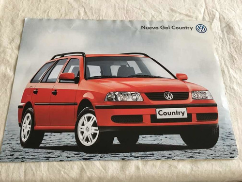 Folleto Vw  Gol Country