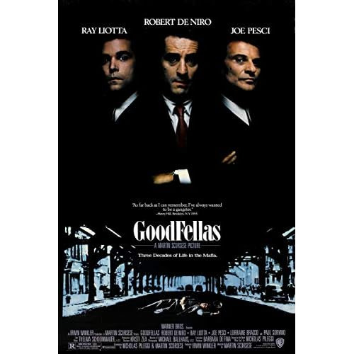 Póster De Película Goodfellas De 24  X 36  Pulgadas (...