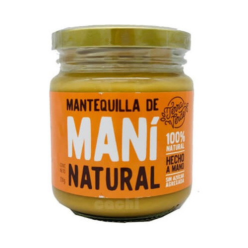 Mantequilla De Maní Natural Terra Verde® 230g | 100% Pura