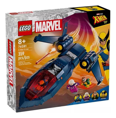 Lego Marvel | Jato Dos X-men (76281) 359 X-jet