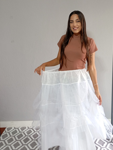 Anágua Saiote Saia Com Armação Para Casamento E Candomblé