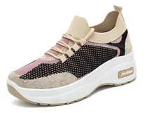 Comprar Zapatos Ortopedicos Mujer Con Plataforma Tenis Casuales Dama Moda Ligero Transpirable
