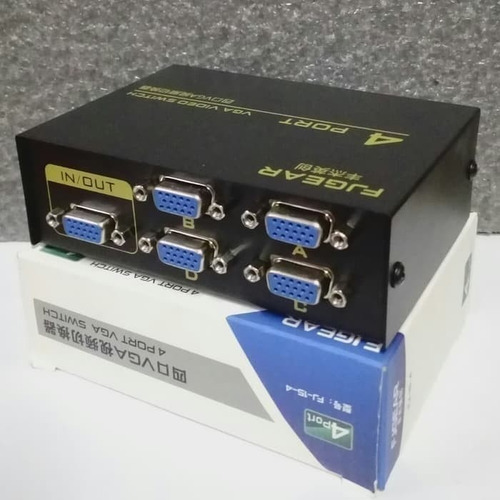 Imagen 3 de 3 de Switch Vga 4 Puertos Vga 4 Dvr 1 Monitor Oferta!!! Nuevos!