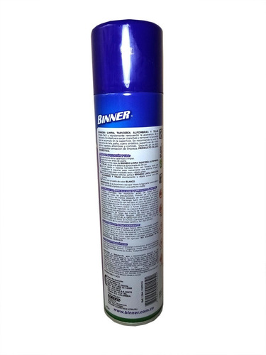Binner Limpia Tapicería En Espuma X 400 Ml