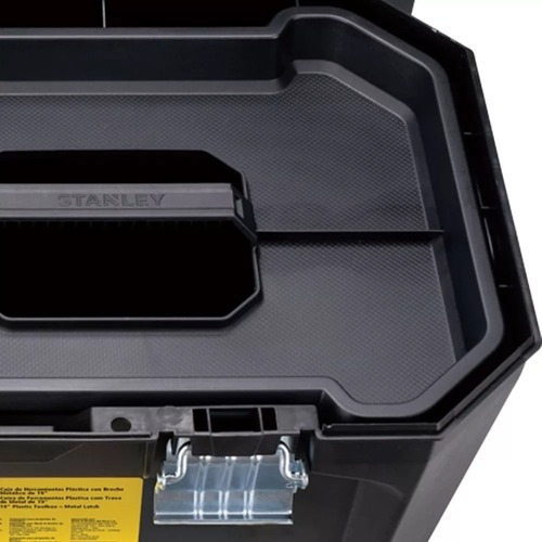 Imagen 5 de 5 de Caja De Herramientas Plástica Stanley 19¨stst80346-40 Color Negro