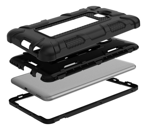 Funda De Silicona+pc Para Samsung Galaxy Tab A 8.0 2017