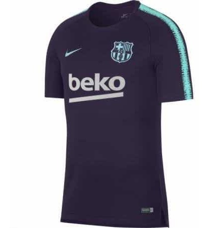 Camisa Deportiva De Entrenamiento Del Barca / Talla Ch (Usado)