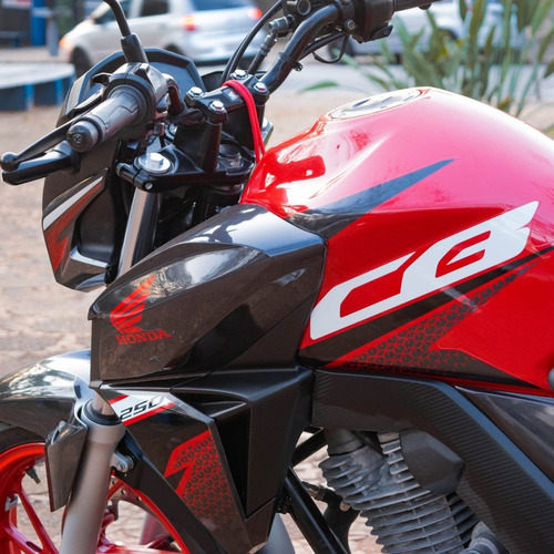 Imagem 5 de 10 de Moto Honda Twister 2020 Vermelha