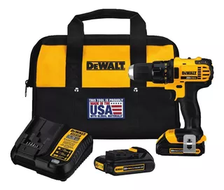 Dewalt 20v Max* Cordless Drill/driver Kit, Compact, 1/2-inch