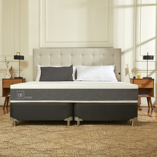 Box Spring Ortopedic 2 Plazas + Set Olmo + Almohadas